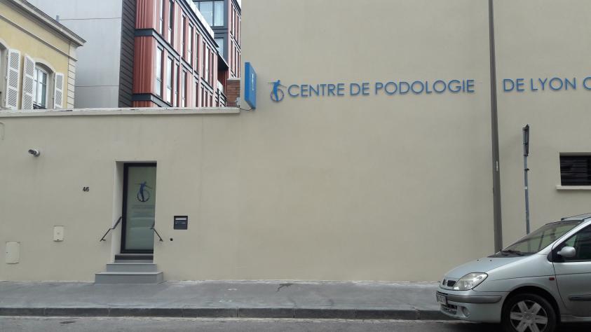 La façade du centre de podologie