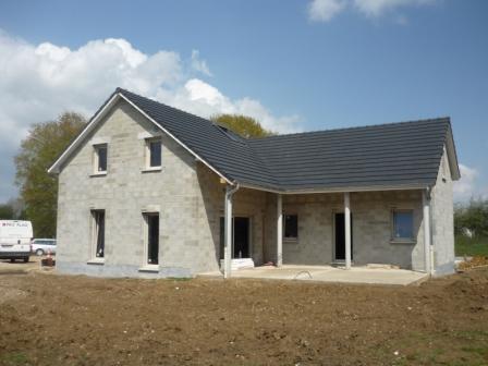 Maison en cours de finition