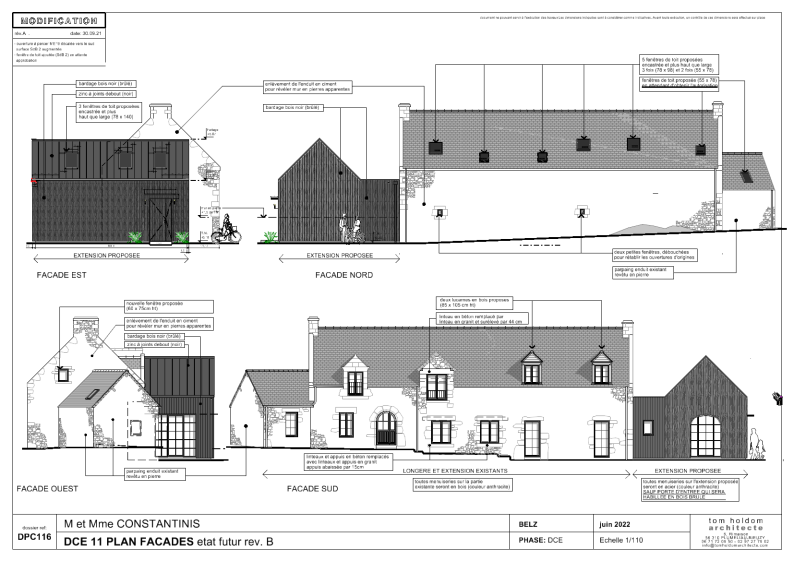 facades proposées