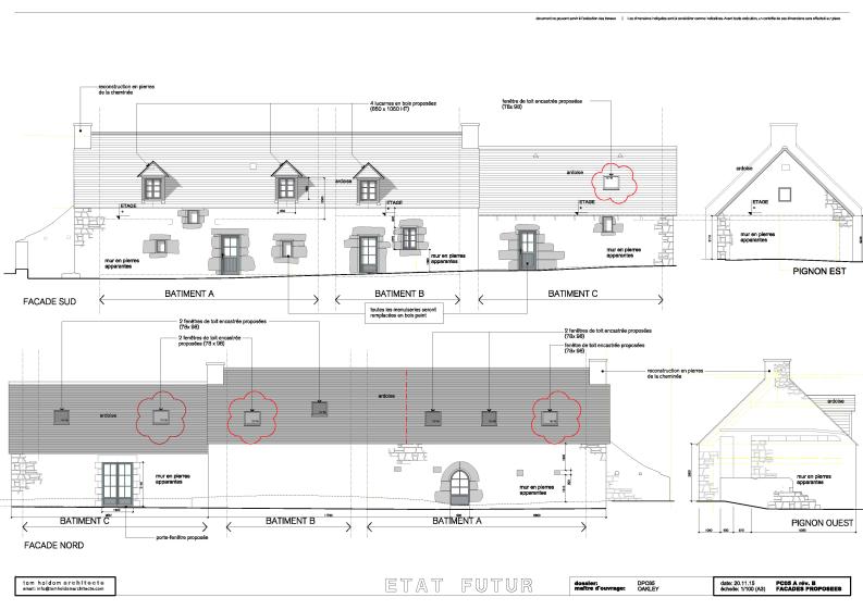 façades proposées