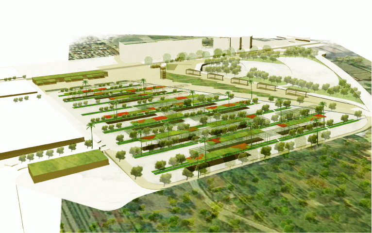 Pôle multimodal métro/bus/parking, ligne 1 Capodichino pour AWP (consultants pou