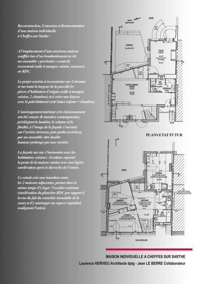 Reconstruction, extension, agrandissement et restructuration d’une maison indivi