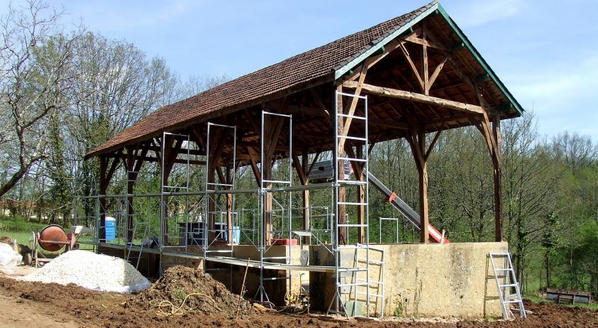 FAÇADE NORD - EN TRAVAUX