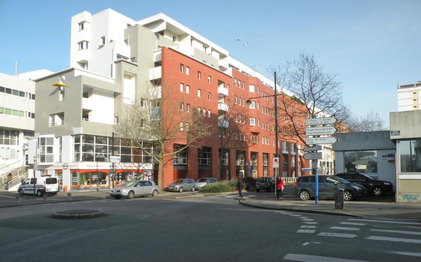 Immeuble sur le boulevard Cosmao-Dumanoir