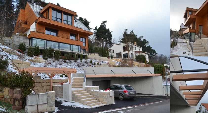 RÉHABILITATION D'UNE MAISON D'HABITATION AVEC CRÉATION DE GÎTES DE LUXE À NIEDER