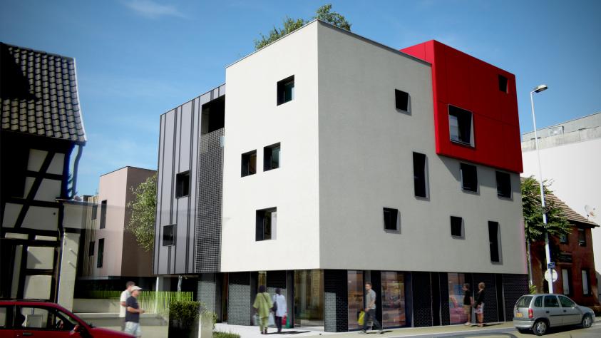 Les LOMBARDS 3 - 15 logements et 1 local pro. - Av. de Colmar-