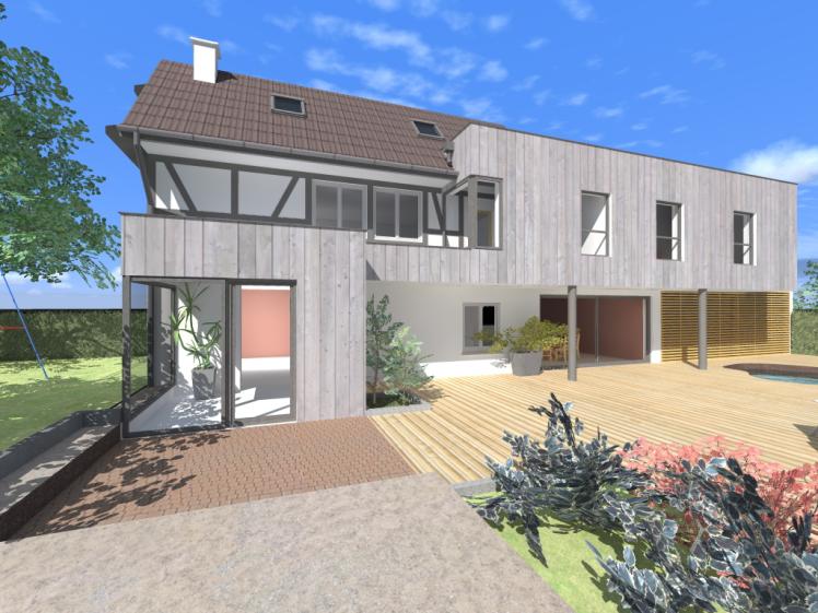 Extension d'une maison individuelle à Plobsheim