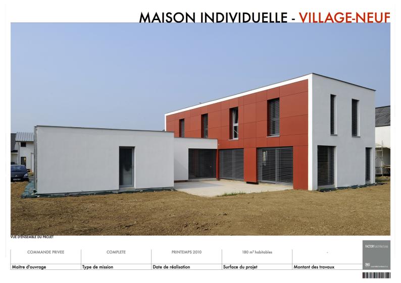 Maison individuelle à Village-Neuf