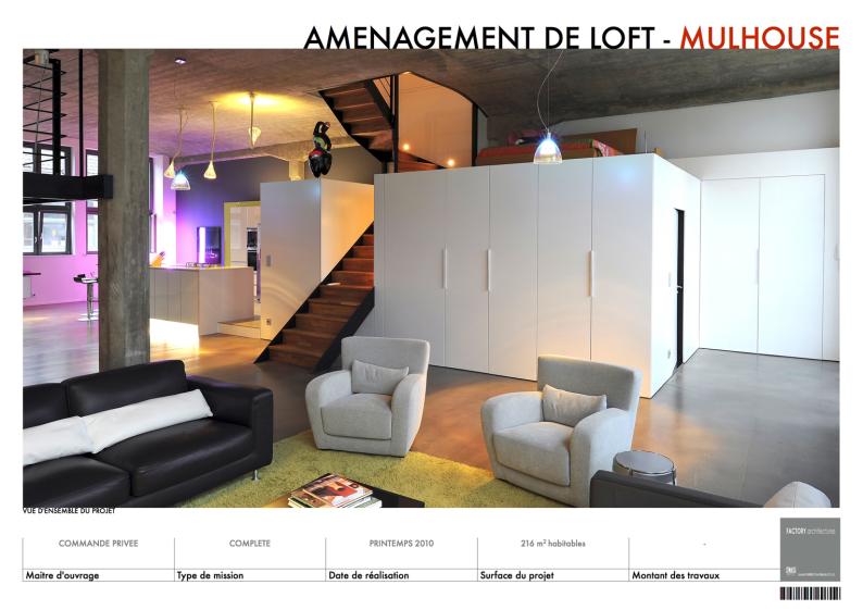 Création d'un loft à Mulhouse