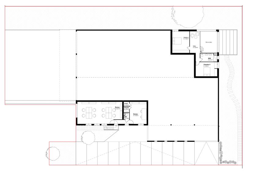 Plan R+1  - Entrepôt FU