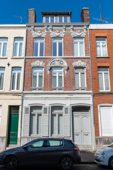 architecte-lille-maison-semi-bourgeoise-facade-briques-moulures