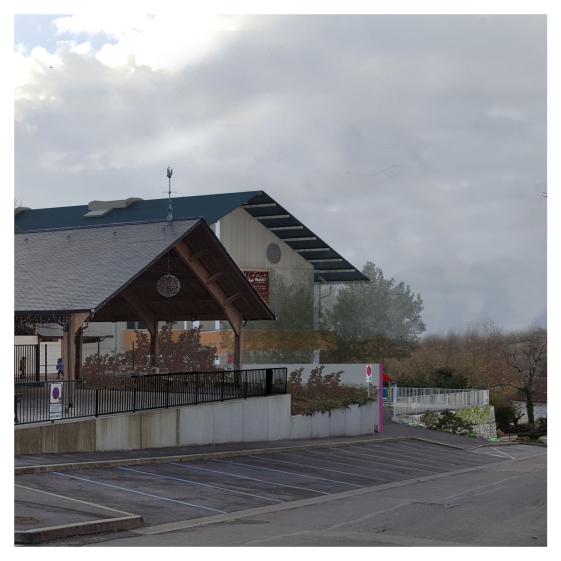 vue sur rue, paysage rural