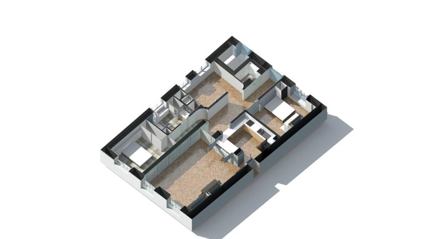 VUE AXONOMETRIQUE DU PROJET