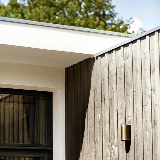 Détail d'une maison contemporaine prêt d'Arcachon