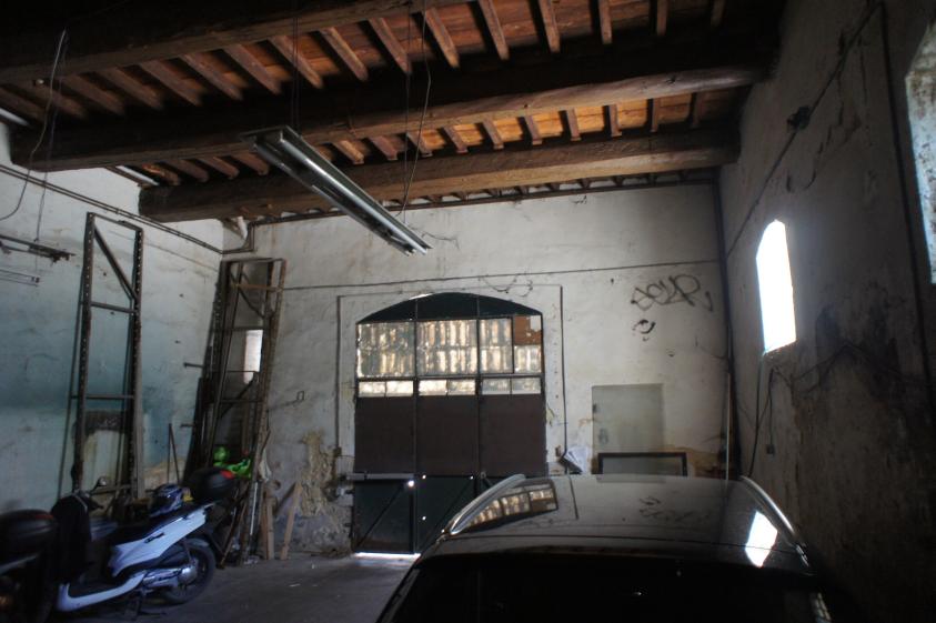 Vue de l'ancien garage