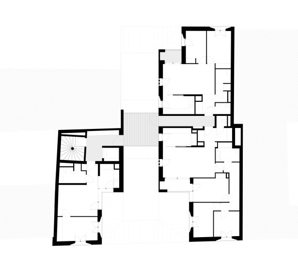 Plan d'étage courant - Architectures Raphaël Gabrion