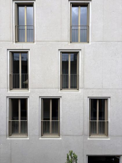 Détail de façade_ Photo Architectures Raphaël Gabrion