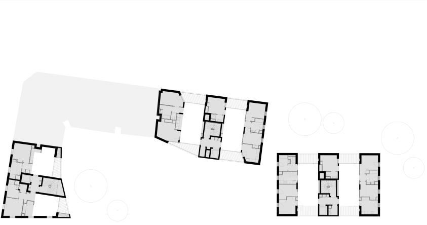 Plan d'étage Courant - Architectures Raphaël Gabrion