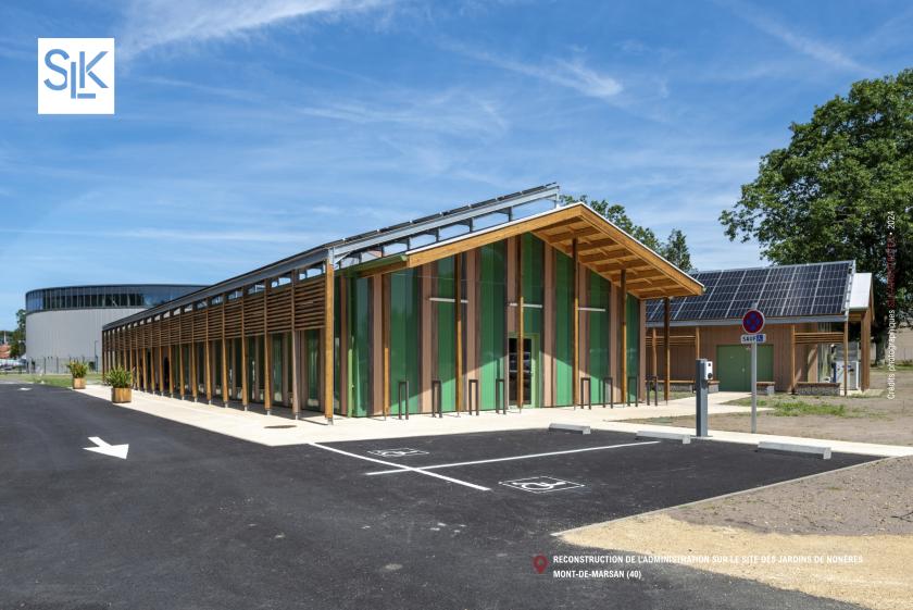 Reconstruction de l'administration sur le site des Jardins de Nonères à Mont-de-Marsan (40)