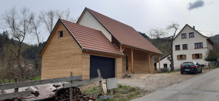 maison ossature bois, bioclimatique