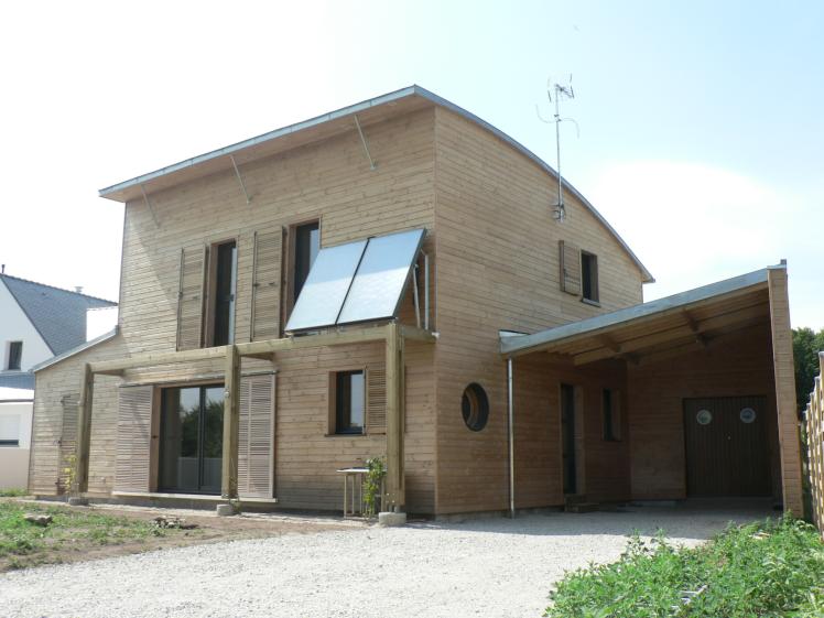 Maison bois bioclimatique à Sulniac - 2014 