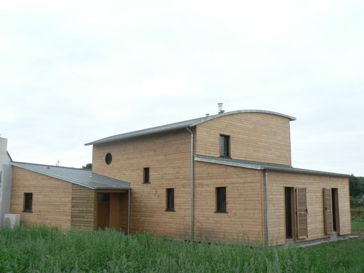 Maison bois bioclimatique à Sulniac - 2014 