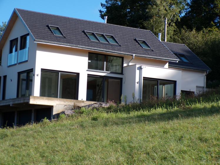 maison multigénérationnelle, ossature bois, bioclimatique