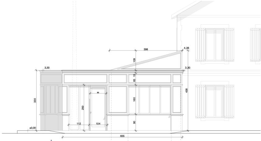 Façade Principale, LP architecte