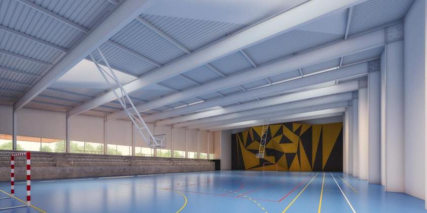 intérieur d'une salle du sport 