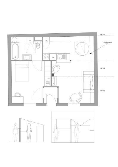 Principe d'aménagement_Rue des Cordeliers, LP architecte