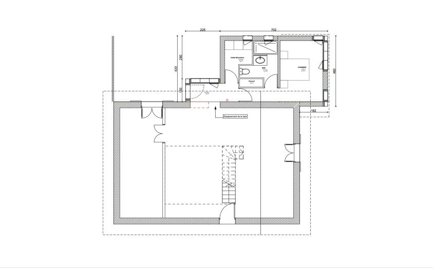 MOUGUERRE - plan rdc, LP architecte, LP architecte