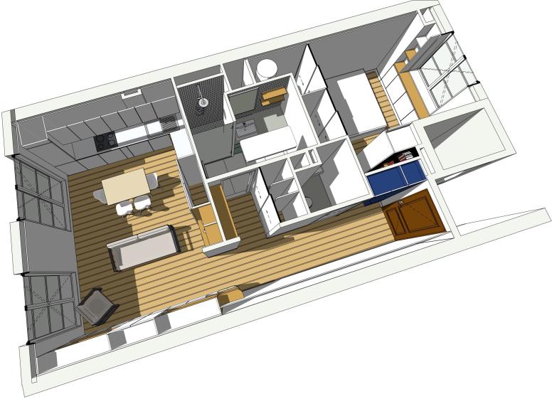 55ESP_PROJET AXONOMETRIE, PTA Architecture