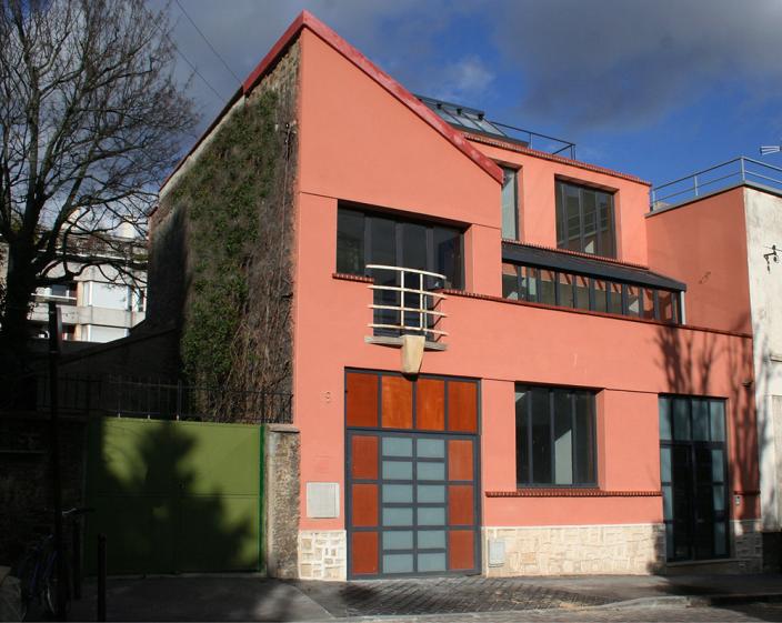 Façade sur rue. Villa Montsouris. Paris 75014. Architecte Juan Luis Morales