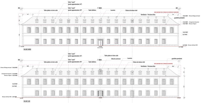 NIVE_FACADES PRINCIPALES, Laure Prablanc Architecte