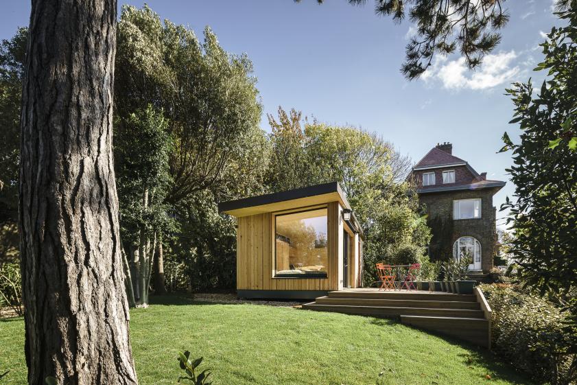 Vue du Cabanon et de la maison