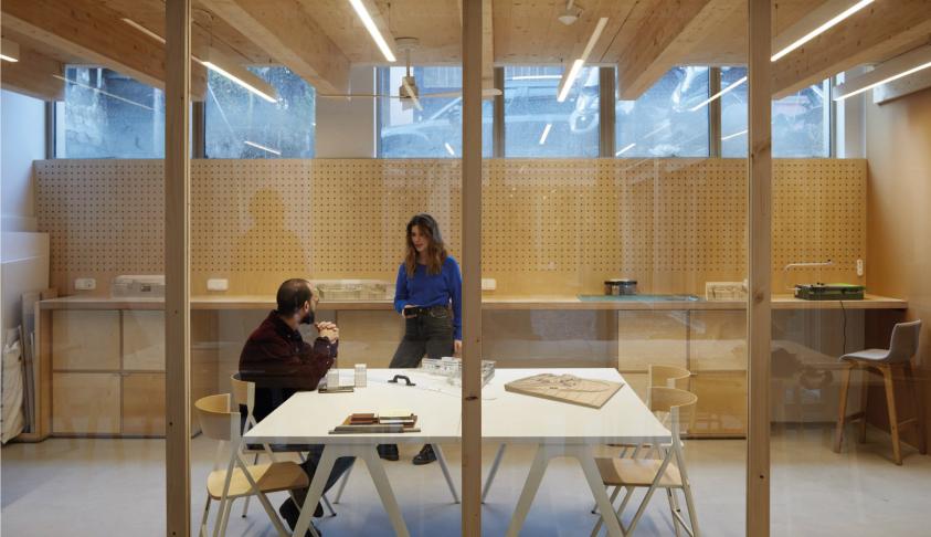 Un espace dans le coworking