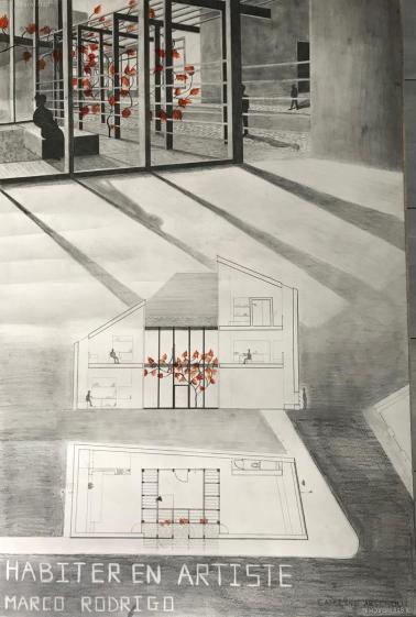 Projet BAC 2 : Habiter en artiste