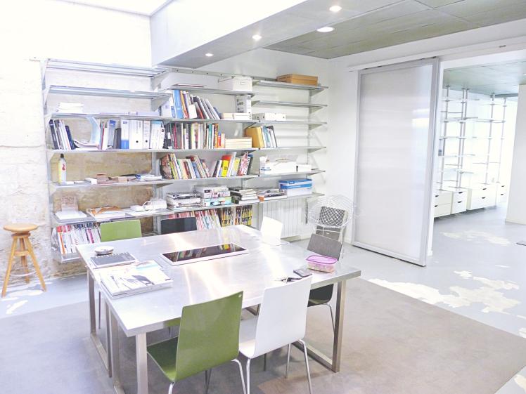 vue 1 sur la salle de travail 4 postes