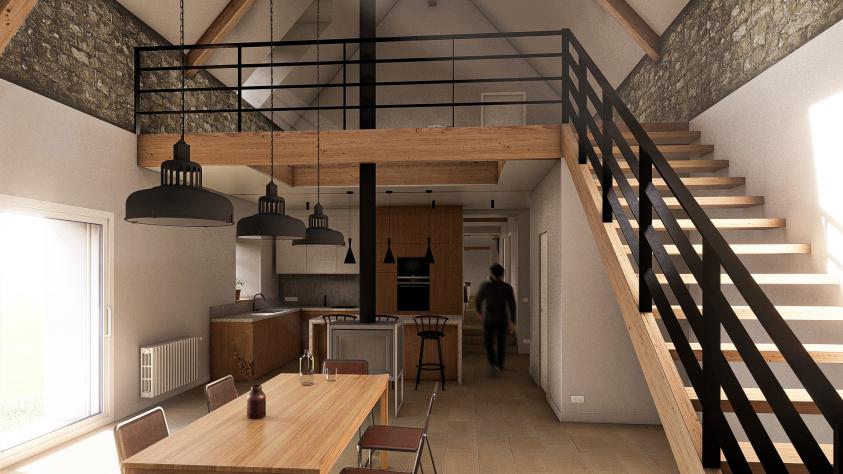 Rénovation d'un corps de ferme - Agence BABI -2025