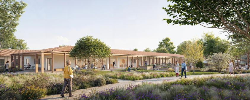 Perspective Ehpad Oustaou à Saint Paul les Dax