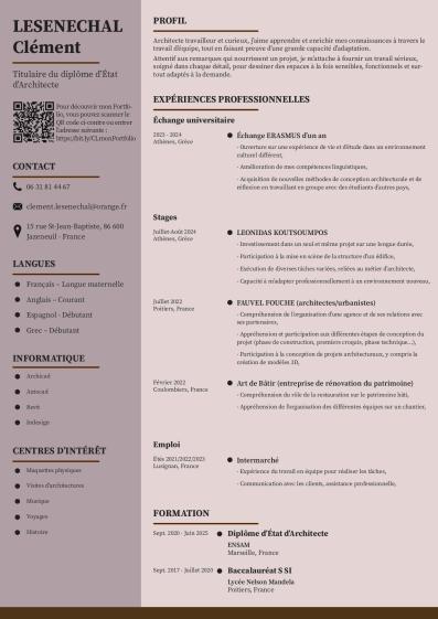 CV LESENECHAL CLEMENT