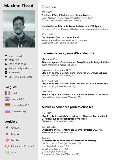 CV Tissot Maxime