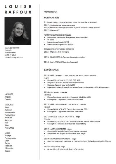 CV