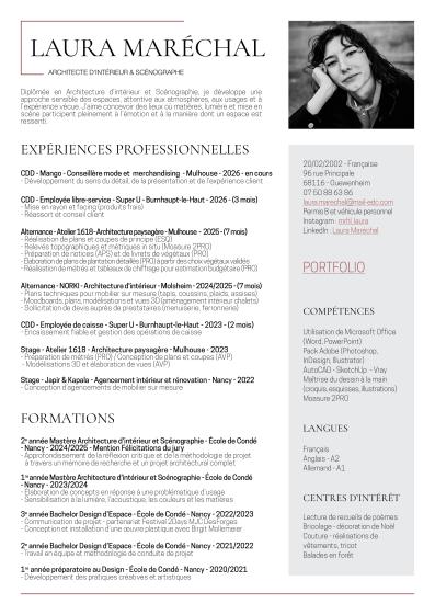 Architecture d'intérieur – Scénographie – Muséographie | Recherche d'opportunités professionnelles