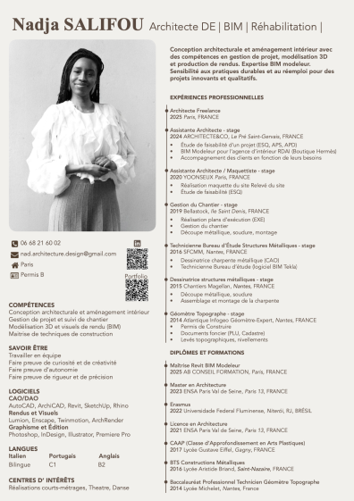 CV Nadja SALIFOU