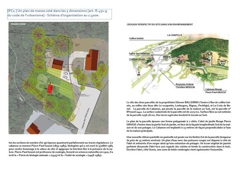 Permis de Construire Le Cabanon biologique Rouge Pierre-Paul GRASSE