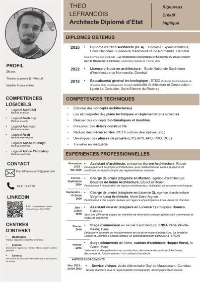 CV - Théo Lefrançois