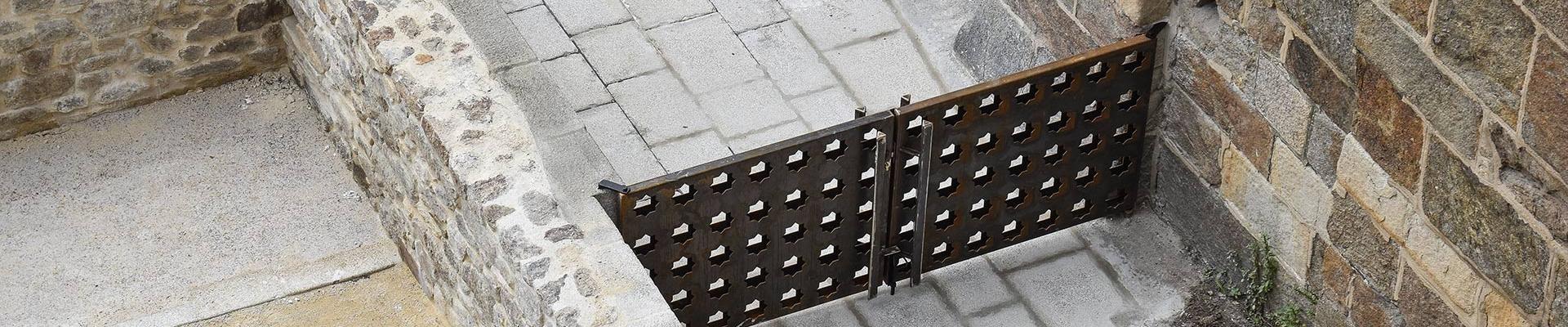 Restitution de la cour basse du château de Dinan