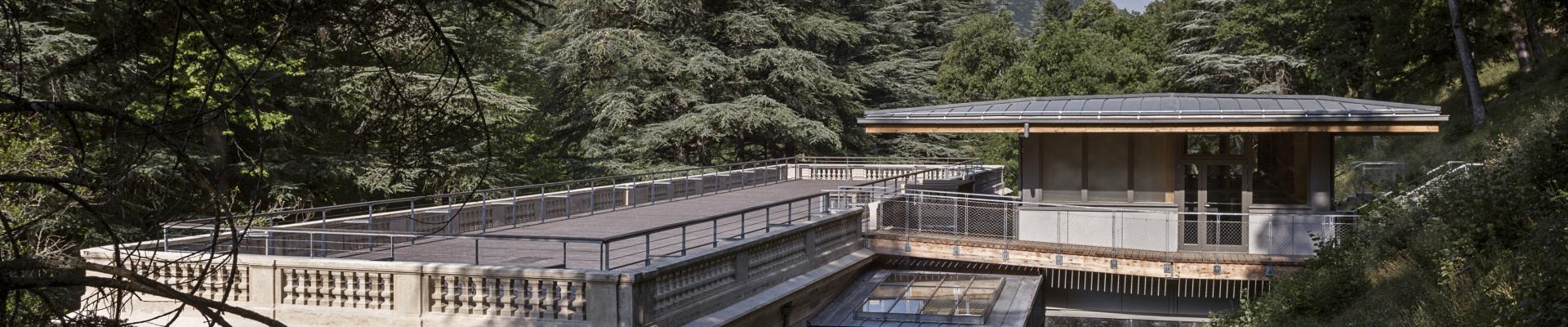 Reconversion de l'Auberge des Dauphins en maison de site - Forêt de Saou (26)