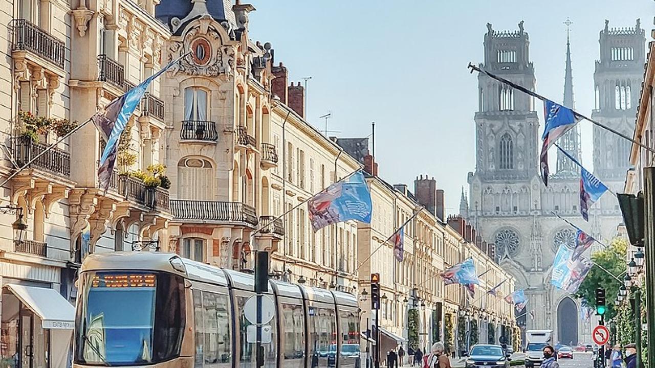 Vue du centre d'Orléans